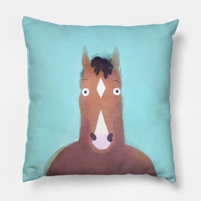 Bojack Horseman Throw Pillow Official Bojack Horseman Merch