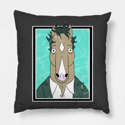 Horseman Throw Pillow Official Bojack Horseman Merch