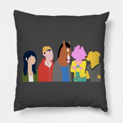 Horseman Throw Pillow Official Bojack Horseman Merch