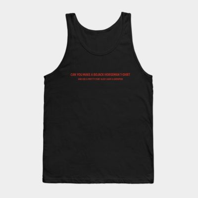 Bojack Horseman T Shirt Tank Top Official Bojack Horseman Merch