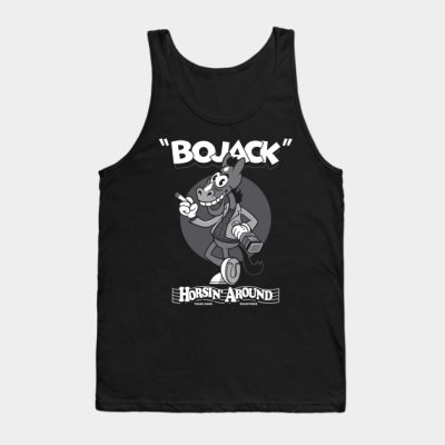 Vintage Horseman Dark Tank Top Official Bojack Horseman Merch