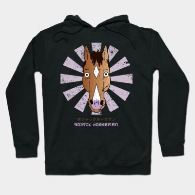 Bojack Horseman Retro Japanese Hoodie Official Bojack Horseman Merch