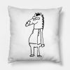 Bojack Piece Of Shit Throw Pillow Official Bojack Horseman Merch