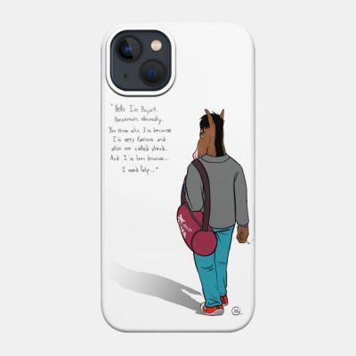 Bojack I Need Help Phone Case Official Bojack Horseman Merch