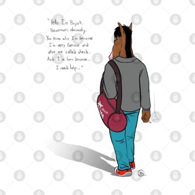 Bojack I Need Help Phone Case Official Bojack Horseman Merch