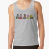 Horseman - Horseman And Friends Pixel Art Design Tank Top Official Bojack Horseman Merch