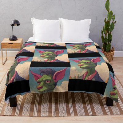 Goblin Inspired By Bojack Horseman Throw Blanket Official Bojack Horseman Merch