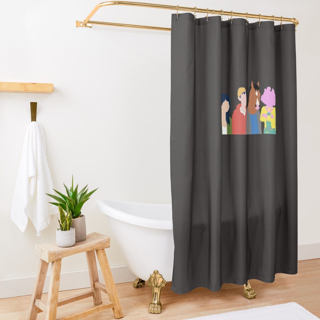 Shower Curtain Official Bojack Horseman Merch