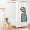 Raptor Inspired By Bojack Horseman Shower Curtain Official Bojack Horseman Merch