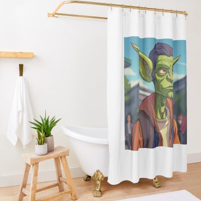 Goblin Inspired By Bojack Horseman Shower Curtain Official Bojack Horseman Merch