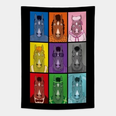 Bojack Horseman Colors Tapestry Official Bojack Horseman Merch