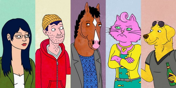 Bojack Horseman main characters - Bojack Horseman Shop