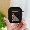 Fashion BoJack Cute Horseman Soft silicone TPU Case For AirPods Pro2 1 2 3 Black Silicone 5 - Bojack Horseman Shop